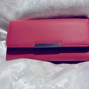 Tahari women’s wallet coral color with identity protection lining